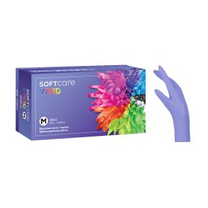 Nitrile Gloves Soft Care Vivid – Purple (100pcs)